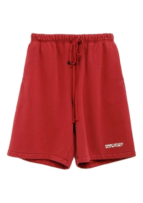 FEAR OF GOD ESSENTIALS drawstring-fastening track shorts - Red