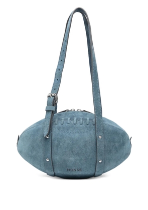 Monse Football shoulder bag - Blue