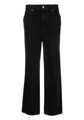 KHAITE straight-leg cotton jeans - Black