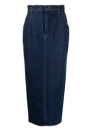 Magda Butrym Tima denim midi skirt - Blue