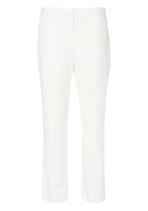 Alexander McQueen crepe cigarette trousers - White
