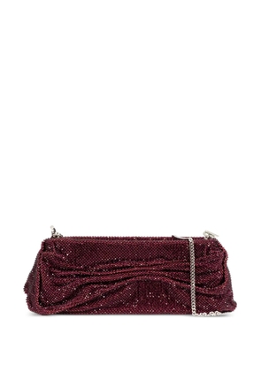 Benedetta Bruzziches rhinestone-embellished shoulder bag - Red