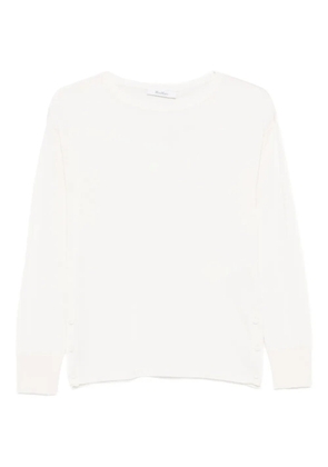 Max Mara button-detail sweater - White