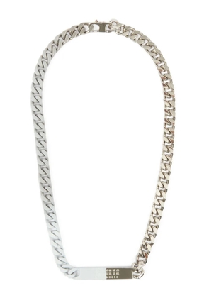 MM6 Maison Margiela numbers-motif necklace - Silver