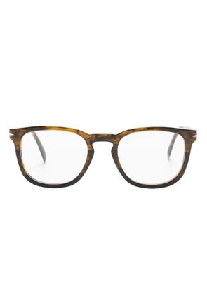 Eyewear by David Beckham DB 7022 square-frame glasses - Brown