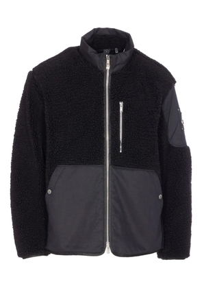 Moose Knuckles patch-pocket fleece jacket - Black