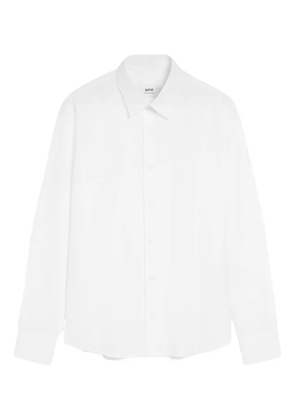 AMI Paris Ami De Coeur poplin cotton shirt - White