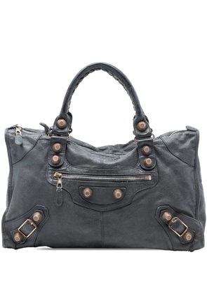 Balenciaga Pre-Owned 2005-2025 Lambskin Motocross Giant 21 Work satchel - Blue