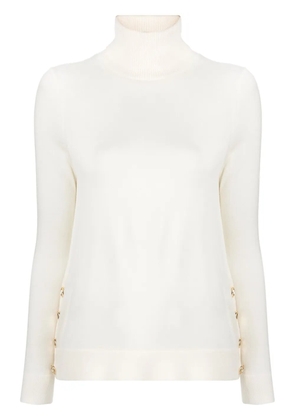 Michael Michael Kors decorative-button merino jumper - White