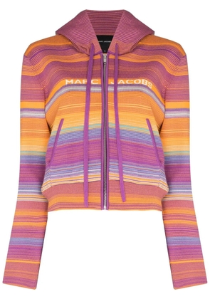 Marc Jacobs The Cropped zip hoodie - Purple