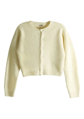 Auralee buttoned cardigan - Neutrals