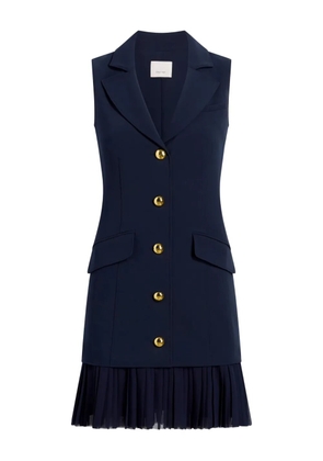 Cinq A Sept button-embellishment mini dress - Blue