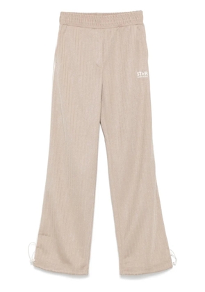Golden Goose logo-print track pants - Neutrals