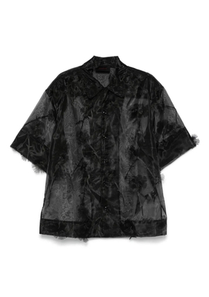 Simone Rocha sheer shirt - Black