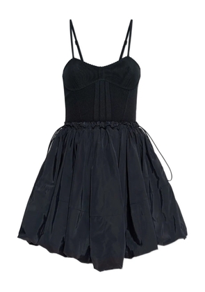 The Attico balloon-hem mini dress - Black