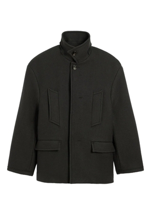 AMI Paris wool oversized high-collar Peacoat - Grey