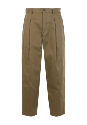 Comme des Garçons Homme Plus pleated straight-leg trousers - Brown