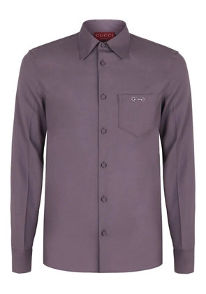 Gucci pocket shirt - Purple