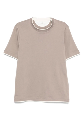 Brunello Cucinelli cotton T-shirt - Brown
