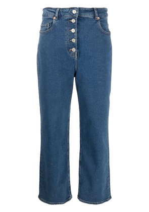 PS Paul Smith cropped wide-leg jeans - Blue
