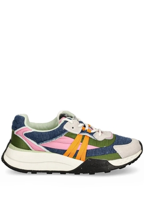 Desigual panelled lace-up sneakers - Blue