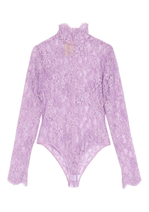 Valentino Garavani floral lace body - Purple