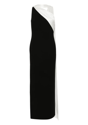 Roland Mouret one-shoulder cady maxi dress - Black