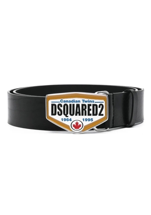 DSQUARED2 Canadian Twins leather belt - Black