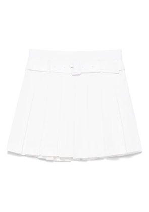 SHUSHU/TONG pleated mini skirt - White