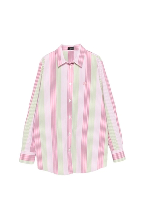 ETRO striped-pattern long-sleeve shirt - Pink