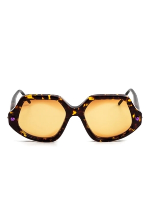 Kuboraum P20 sunglasses - Brown