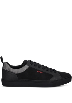 HUGO panelled lace-up sneakers - Black
