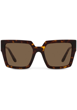 Dolce & Gabbana Eyewear tortoiseshell-effect square-frame sunglasses - Brown