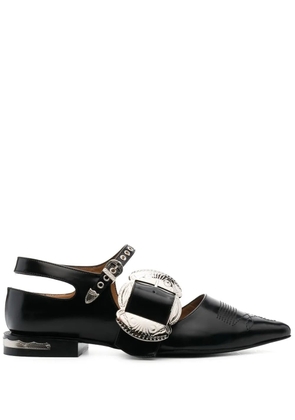Toga Pulla buckle-detail pumps - Black