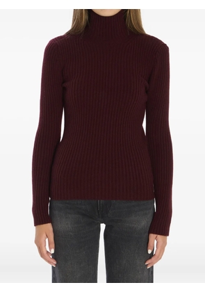Max Mara ribbed high-neck sweater - Red