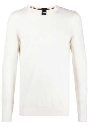 BOSS crew neck pullover sweater - Neutrals