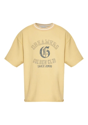 Golden Goose graphic-print short-sleeve sweatshirt - Yellow