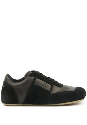 MM6 Maison Margiela leather sneakers - Black