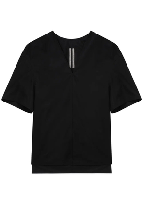 Rick Owens v-neck cotton T-shirt - Black