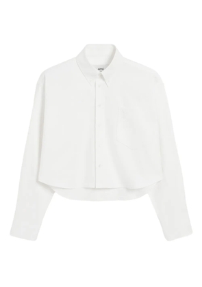AMI Paris mother-of-pearl button shirt - White