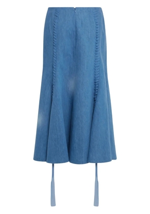 Gabriela Hearst Dion skirt - Blue
