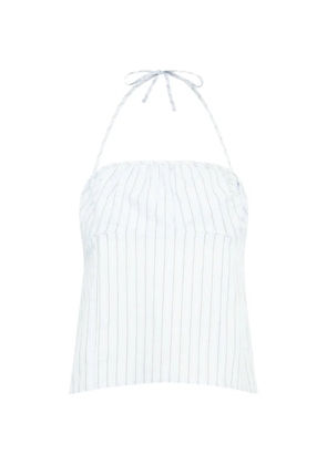 Deiji Studios striped-pattern top - White