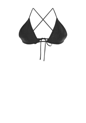 Philosophy Di Lorenzo Serafini jacquard triangle bra - Black