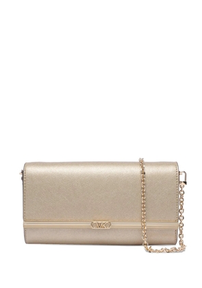 Michael Michael Kors Mona detachable-chain clutch bag - Gold