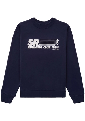 Sporty & Rich SR Running Club sweatshirt - Blue