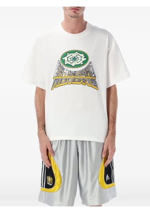 adidas x Brain Dead graphic-print T-shirt - White