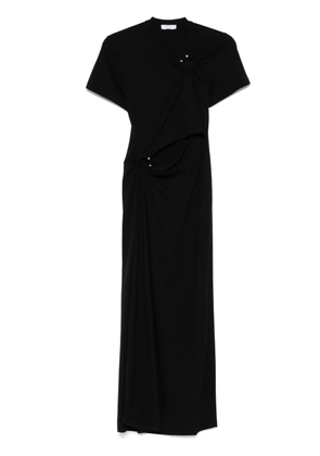 Rabanne jersey midi dress - Black