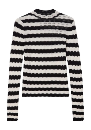 House Of Dagmar striped long-sleeve top - Black