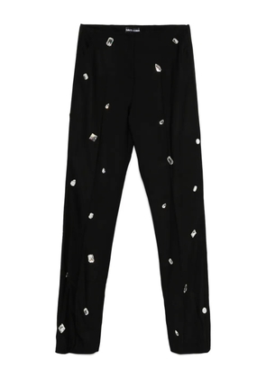David Koma crystal-embellished trousers - Black