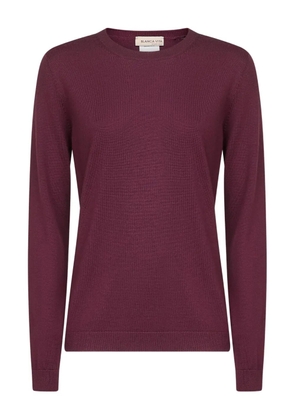 Blanca Vita crew-neck sweater - Purple